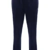 Pantalones jogger rectos de terciopelo Fio azul marino de Fila