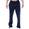 Pantalones jogger rectos de terciopelo Fio azul marino de Fila