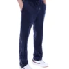 Pantalones jogger rectos de terciopelo Fio azul marino de Fila