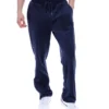 Pantalones jogger rectos de terciopelo Fio azul marino de Fila