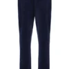 Pantalones jogger rectos de terciopelo Fio azul marino de Fila