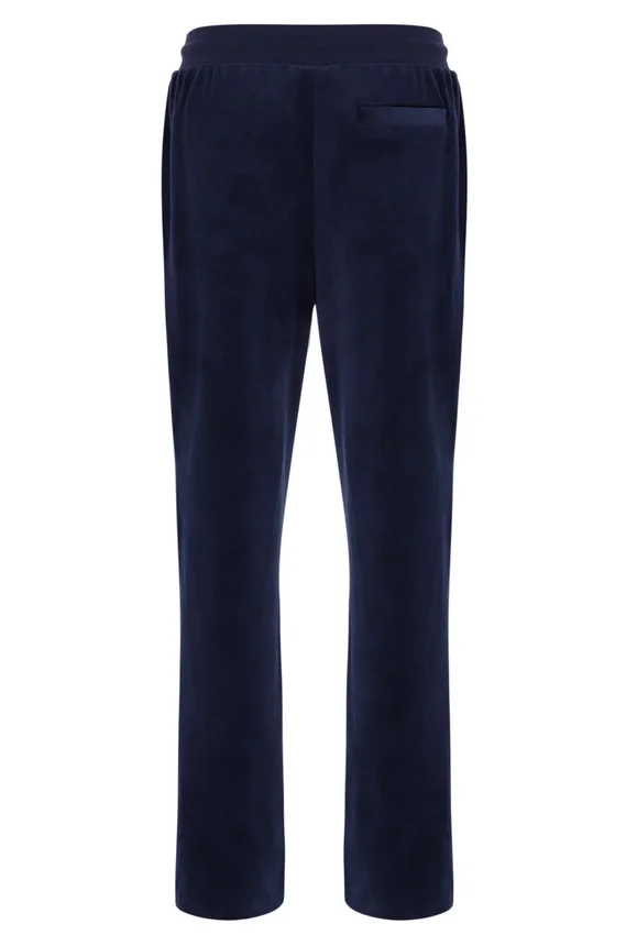 Pantalones jogger rectos de terciopelo Fio azul marino de Fila
