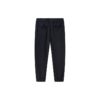 Pantalones largos casuales de punto liso a rayas, color azul