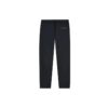 Pantalones largos deportivos de tela tejida de color sólido, azul