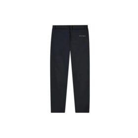 Pantalones largos deportivos de tela tejida de color sólido, azul