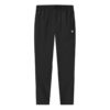 Pantalones largos deportivos holgados con estampado de logotipos atléticos, color negro