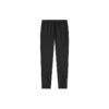 Pantalones largos deportivos holgados con estampado de logotipos atléticos, color negro
