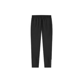 Pantalones largos deportivos holgados con estampado de logotipos atléticos, color negro