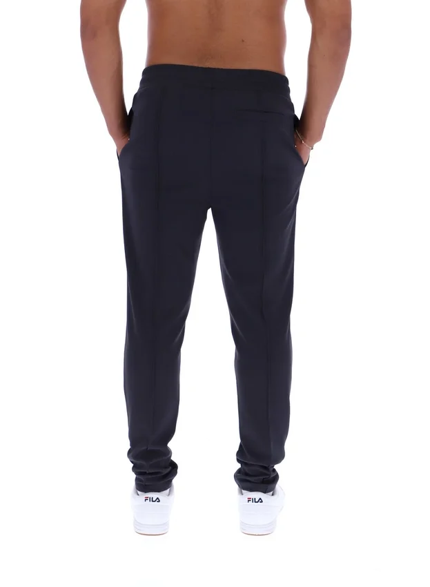 Pantalones Molveno de pierna estrecha con pliegues, color carbón