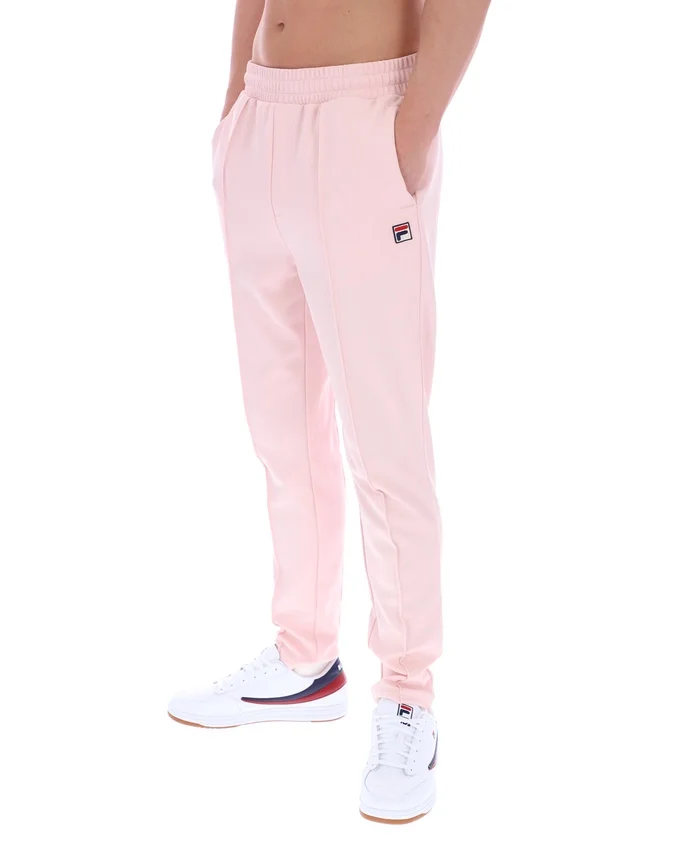 Pantalones Molveno de pierna estrecha con pliegues en rosa pálido