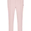 Pantalones Molveno de pierna estrecha con pliegues en rosa pálido