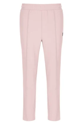 Pantalones Molveno de pierna estrecha con pliegues en rosa pálido