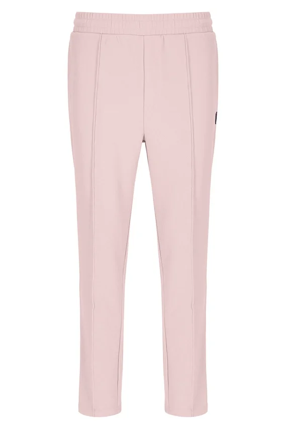 Pantalones Molveno de pierna estrecha con pliegues en rosa pálido