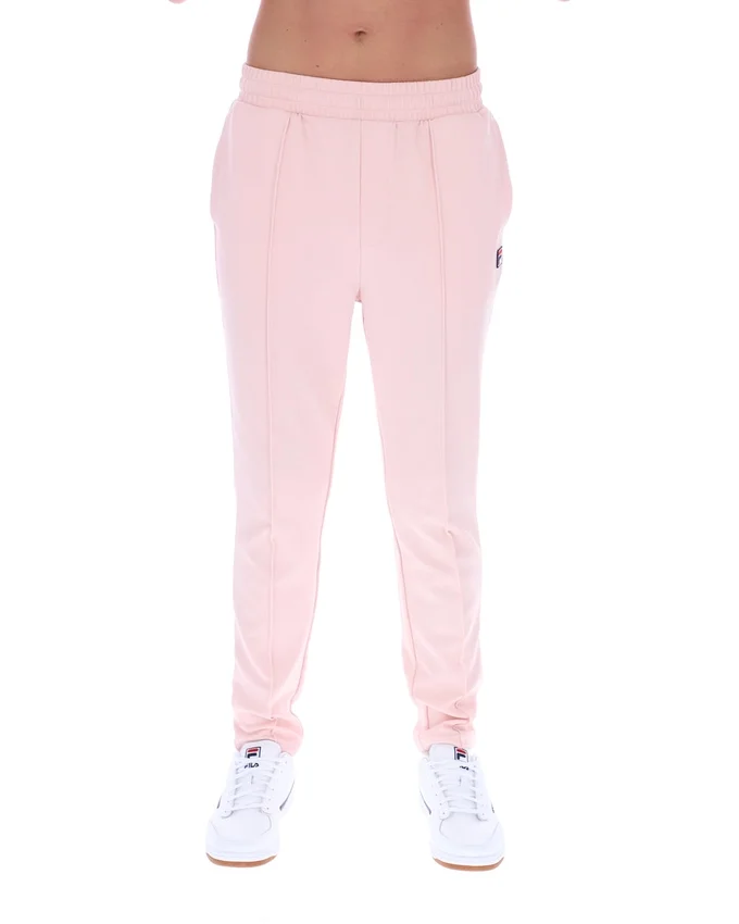 Pantalones Molveno de pierna estrecha con pliegues en rosa pálido
