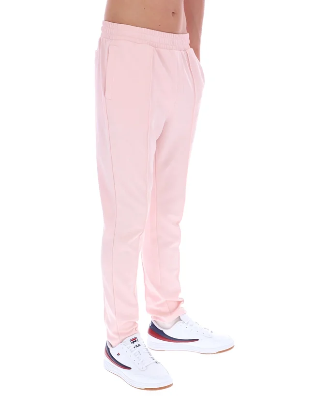 Pantalones Molveno de pierna estrecha con pliegues en rosa pálido