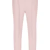 Pantalones Molveno de pierna estrecha con pliegues en rosa pálido