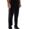 Pantalones negros de terciopelo de pierna recta de Wella
