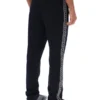 Pantalones negros Layton de corte recto con detalle de cinta