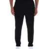 Pantalones negros Molveno de corte ajustado con pliegues finos