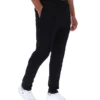Pantalones negros Molveno de corte ajustado con pliegues finos