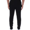 Pantalones negros Molveno de corte ajustado con pliegues finos