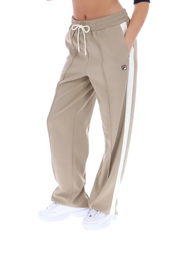 Pantalones rectos elegantes Chiara en color beige