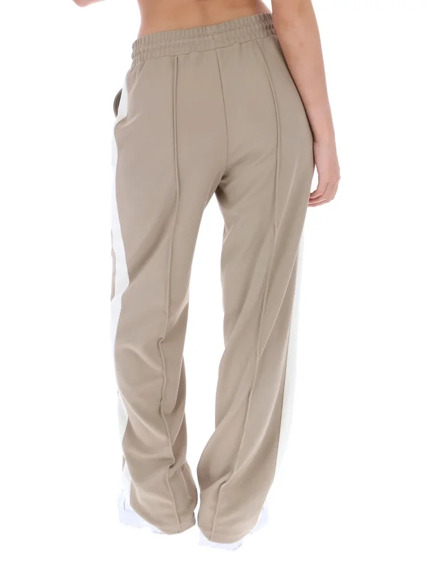 Pantalones rectos elegantes Chiara en color beige