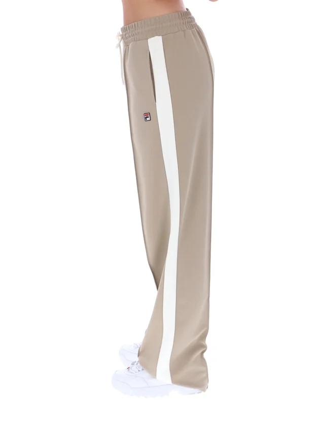 Pantalones rectos elegantes Chiara en color beige