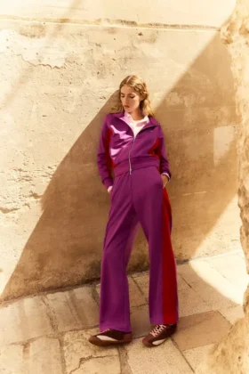Pantalones Ventisei de pierna recta en color morado