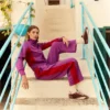 Chaqueta Ventisei morada