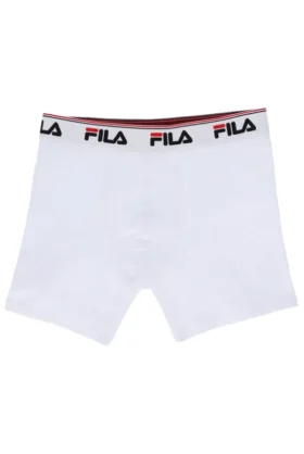 Paquete de 2 boxers blancos de talle medio para hombre