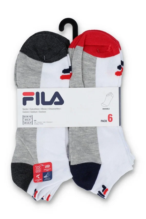 Paquete de 6 pares de calcetines blancos