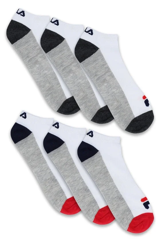 Paquete de 6 pares de calcetines blancos