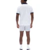 Polo a rayas clásico vintage BB1 blanco