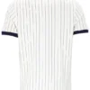 Polo a rayas clásico vintage BB1 blanco