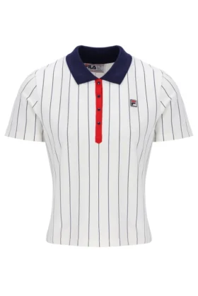 Polo ajustado BB1 a rayas finas de Gardenia Bai