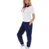 Polo ajustado BB1 a rayas finas de Gardenia Bai