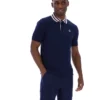 Polo básico Achille Heritage Tape de Fila en azul marino