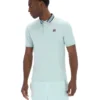 Polo básico Achille Heritage Tape en color Surf Spray