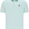 Polo básico Achille Heritage Tape en color Surf Spray
