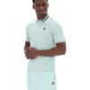 Polo básico Achille Heritage Tape en color Surf Spray