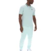 Polo básico Achille Heritage Tape en color Surf Spray