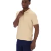 Polo clásico beige Tristiano con textura