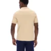 Polo clásico beige Tristiano con textura