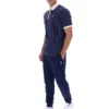 Polo clásico vintage a rayas BB1 de Fila en azul marino