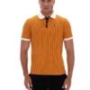 Polo clásico vintage a rayas BB1 en color Pumpkin Spice