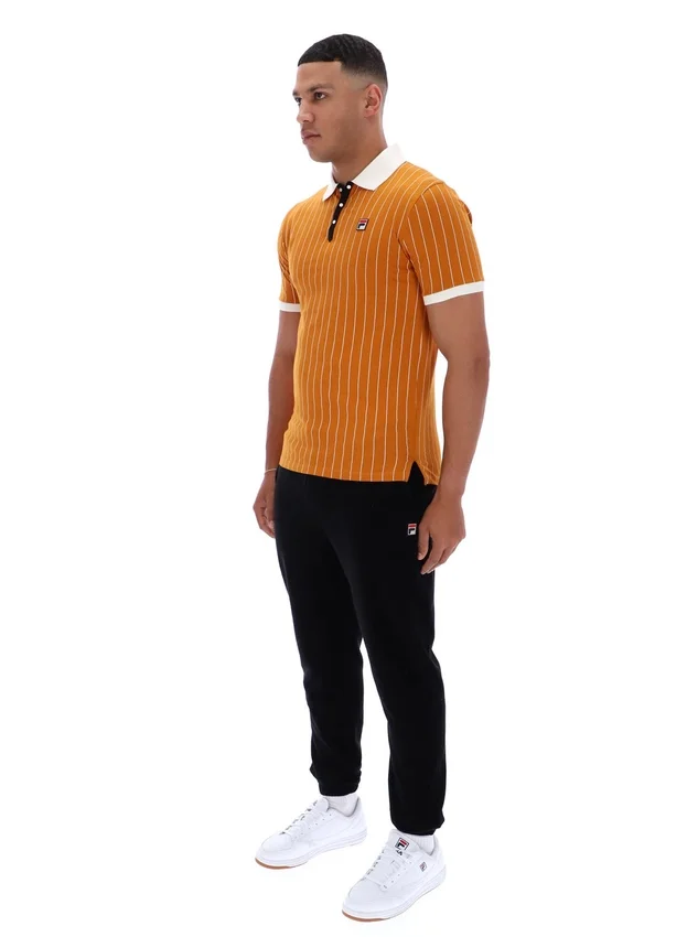 Polo clásico vintage a rayas BB1 en color Pumpkin Spice
