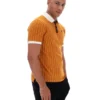 Polo clásico vintage a rayas BB1 en color Pumpkin Spice