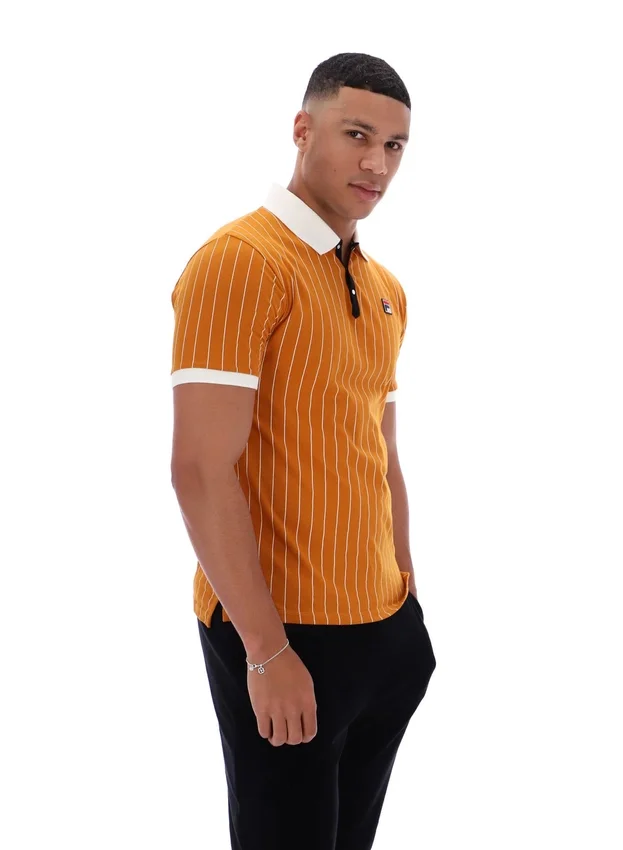 Polo clásico vintage a rayas BB1 en color Pumpkin Spice