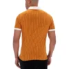 Polo clásico vintage a rayas BB1 en color Pumpkin Spice